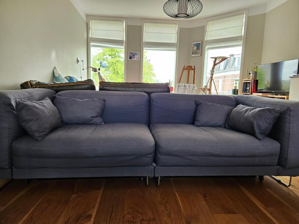 Gratis IKEA Tylösand slaapbank - comfortabel met vlekken, Ophalen, Gebruikt, Modern, functioneel, 100 tot 125 cm