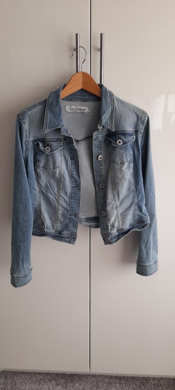 Fitt Originals spijkerjack maat 38/40, Maat 38/40 (M), Fitt Originals, Blauw, Ophalen of Verzenden