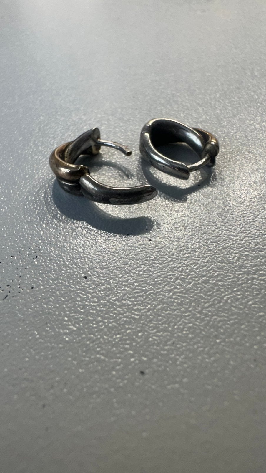 TI sento oorbellen, Gebruikt, Ophalen of Verzenden, Knopjes of Stekers, Zilver