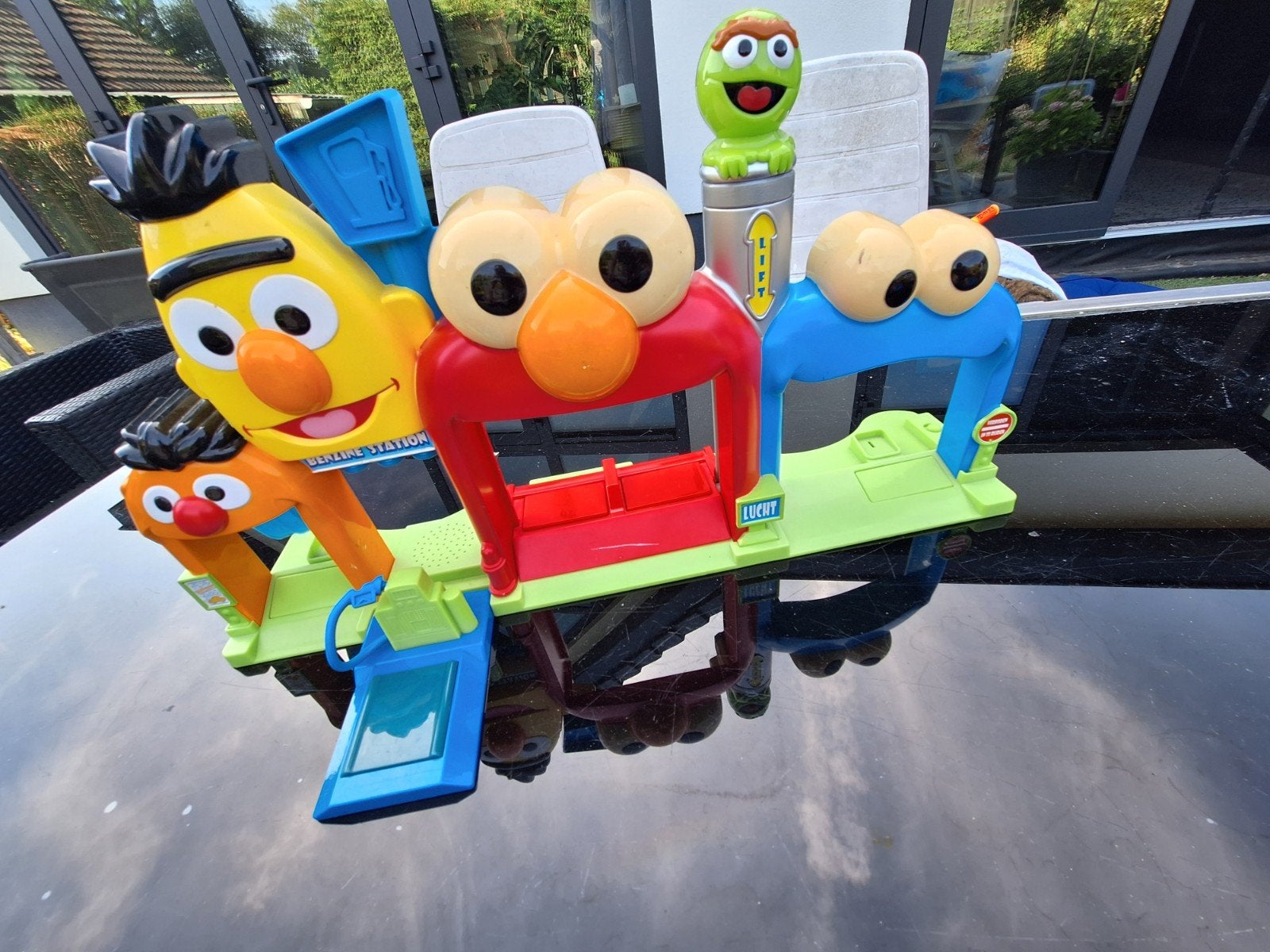 Sesamstraat speelset met Elmo, Bert en Koekiemonster, Ophalen, Gebruikt, Jongen of Meisje