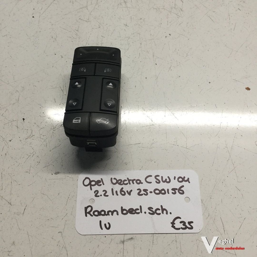 Opel Vectra C Station 2.2 16v 2004 2500116  Raambedieningssc, Gebruikt, -, -, Ophalen of Verzenden