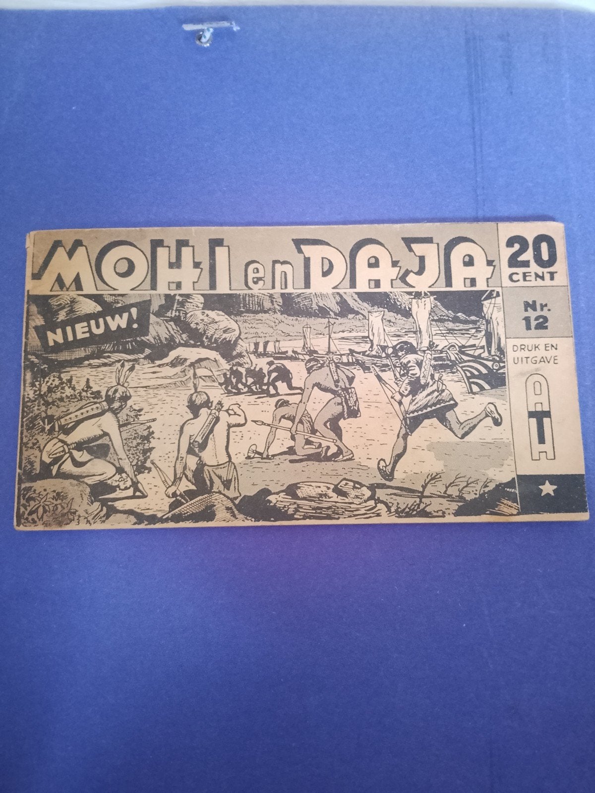 Mohl en Daja - Nr. 12 (1947) - Zeldzaam stripboek, Boeken, Gelezen, Eén stripboek, ATH Wild West Wervel, Ophalen of Verzenden