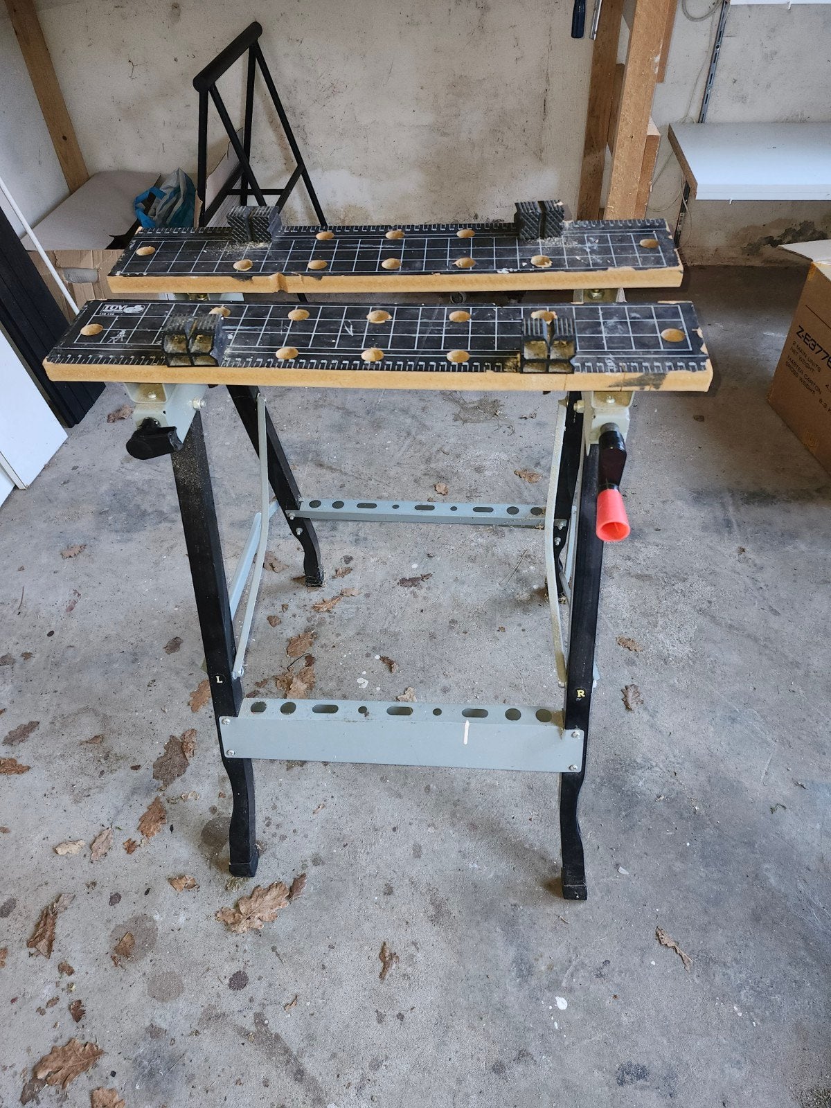 Zaagtafel / Werkbank - Inklapbaar en Compact, Ophalen