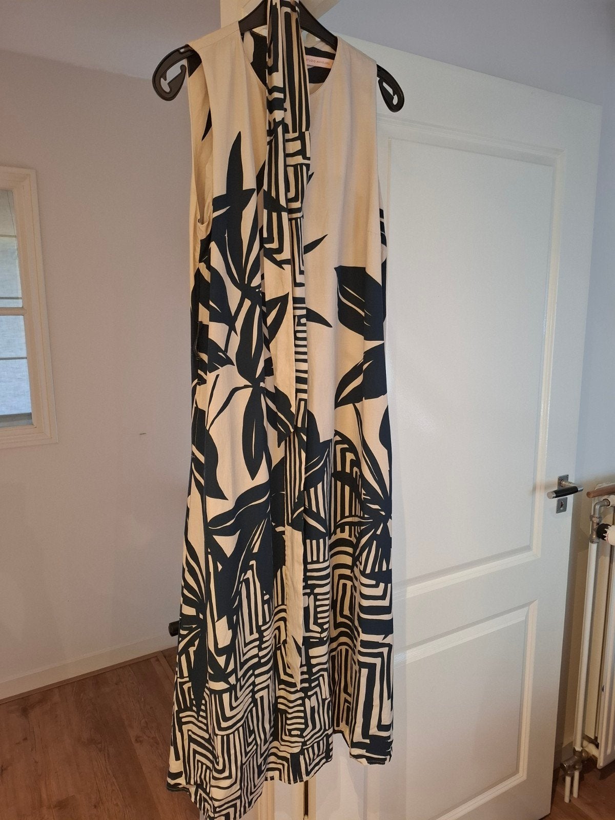Jurk, viscose, studio Anneloes L, Studio Anneloes, Blauw, Maat 42/44 (L), Ophalen of Verzenden