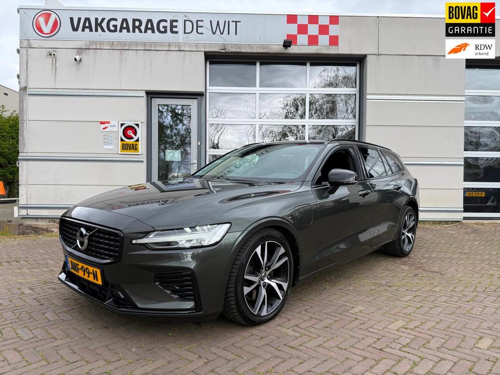 Volvo V60 2.0 T6 Recharge AWD R-Design | Camera | Pilot | Bl, Auto's, Automaat, Stof, Gebruikt, 4 cilinders