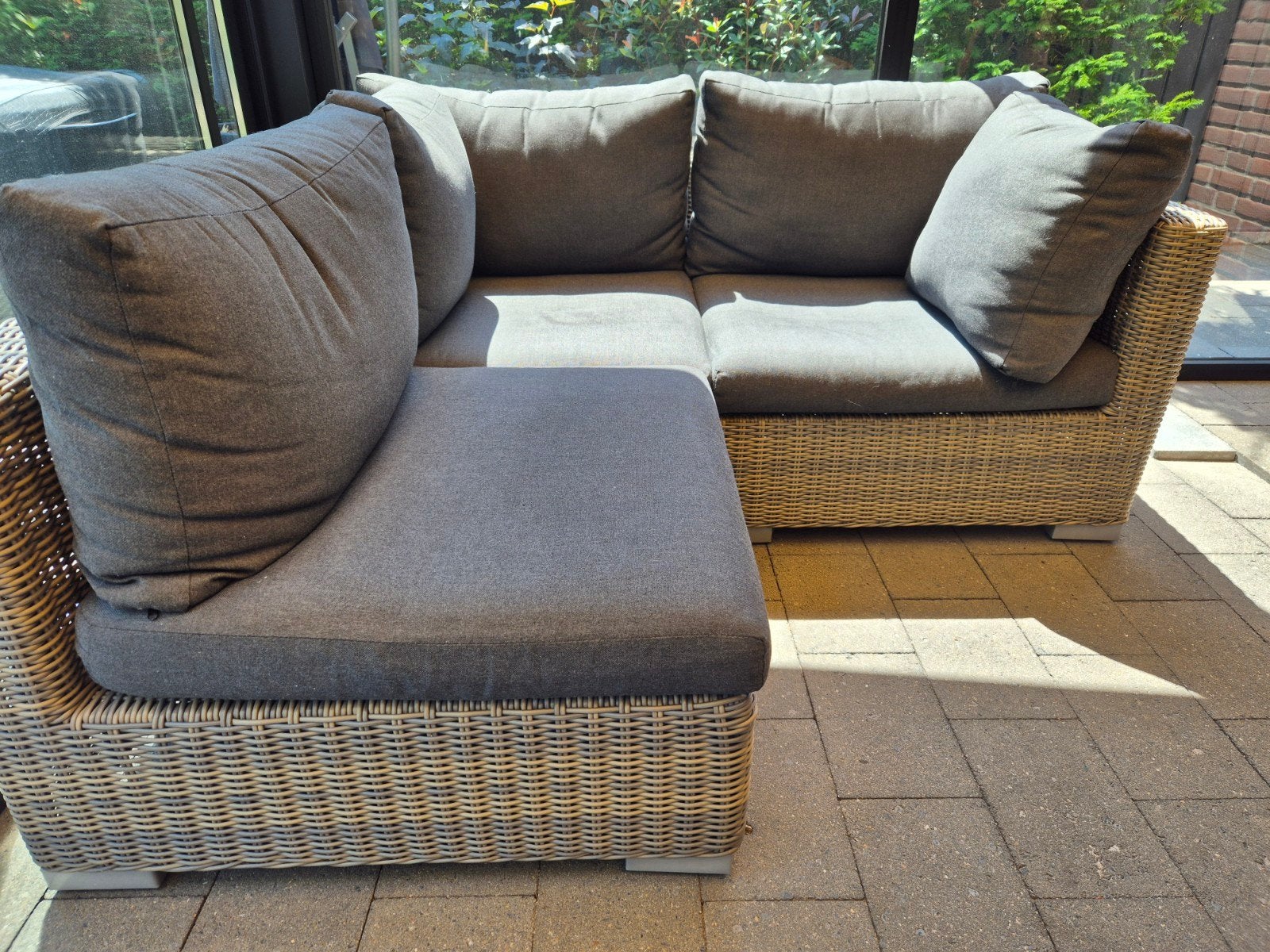 Loungeset van Garden collections, Tuin en Terras, Tuinsets en Loungesets, Ophalen, Bank