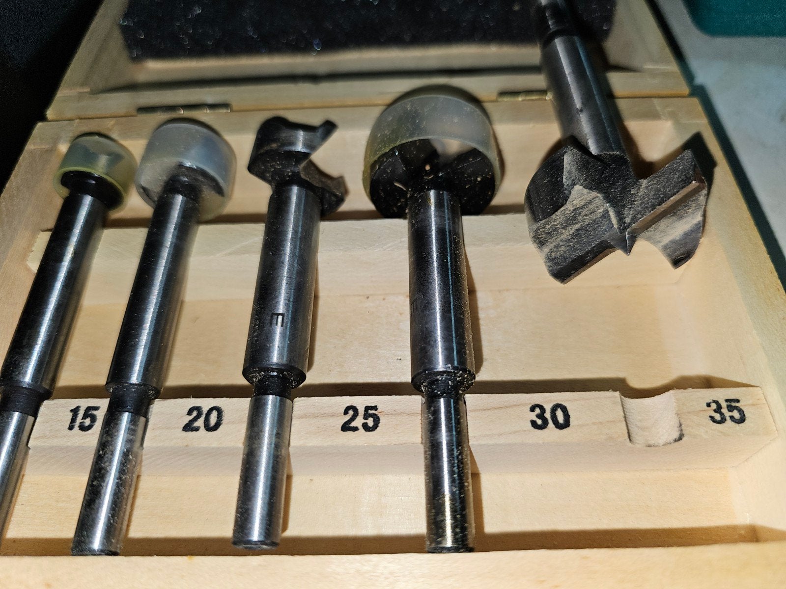 Gatzagen / frezen set voor scharnieren in hout (15-35mm), Ophalen of Verzenden, Zo goed als nieuw, Gereedschapsset, Bosch