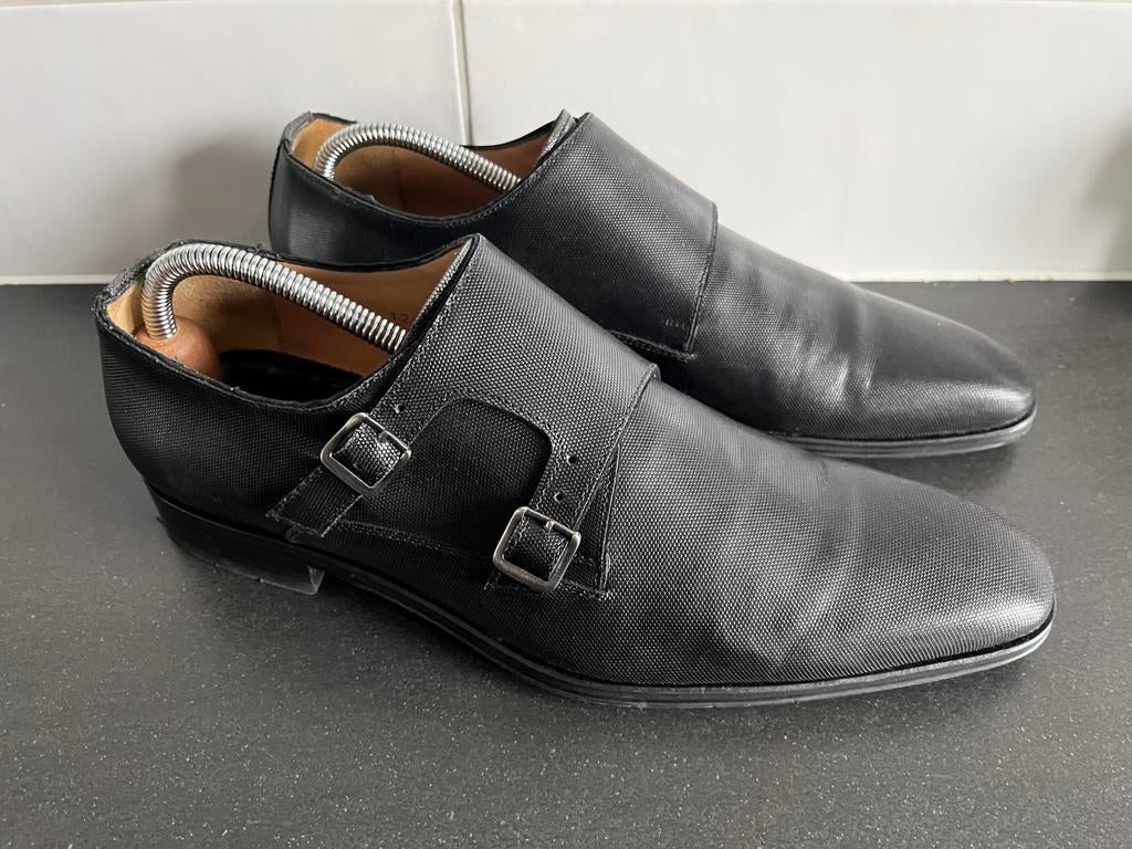 Van Bommel herenschoenen maat 9.5 / 43.5, Kleding | Heren, Schoenen, Floris, Zwart, Van Bommel, Ophalen of Verzenden