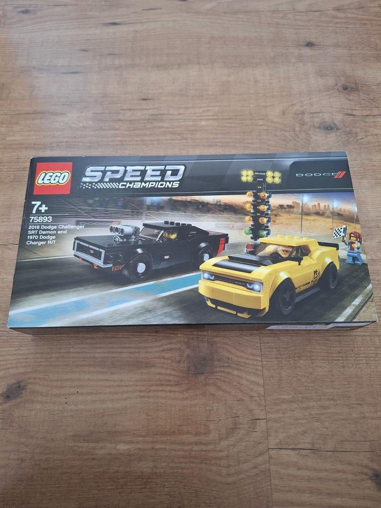 LEGO Speed Champions 75893 Dodge Challenger & Charger, Kinderen en Baby's, Speelgoed | Duplo en Lego, Lego, Nieuw, Complete set