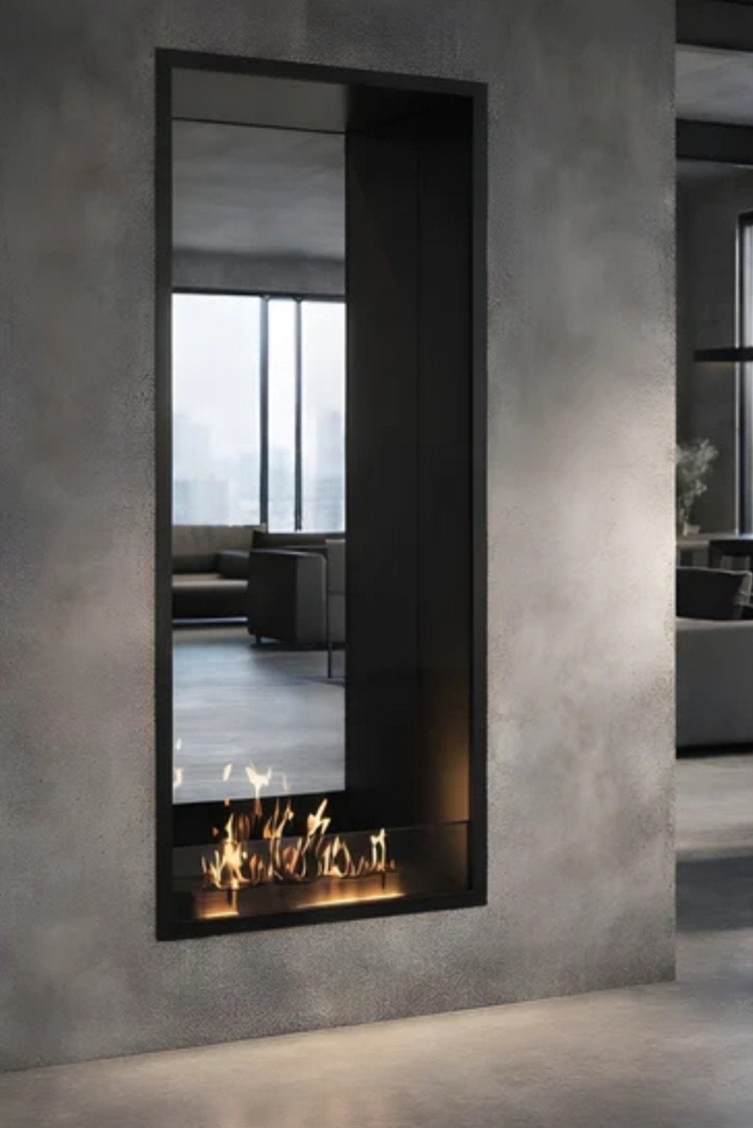 nieuwe bio ethanol tunnelhaard met rookglas 140x80 cm, Ophalen, Nieuw, Inbouwhaard, Overige soorten