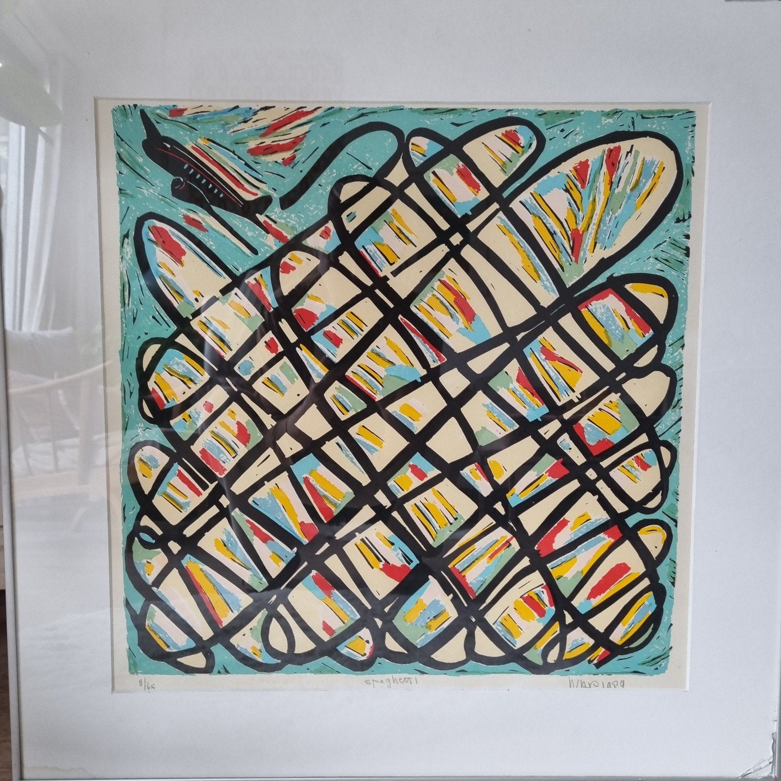 gesigneerde originele zeefdruk van Hans Wap, Antiek en Kunst, Ophalen