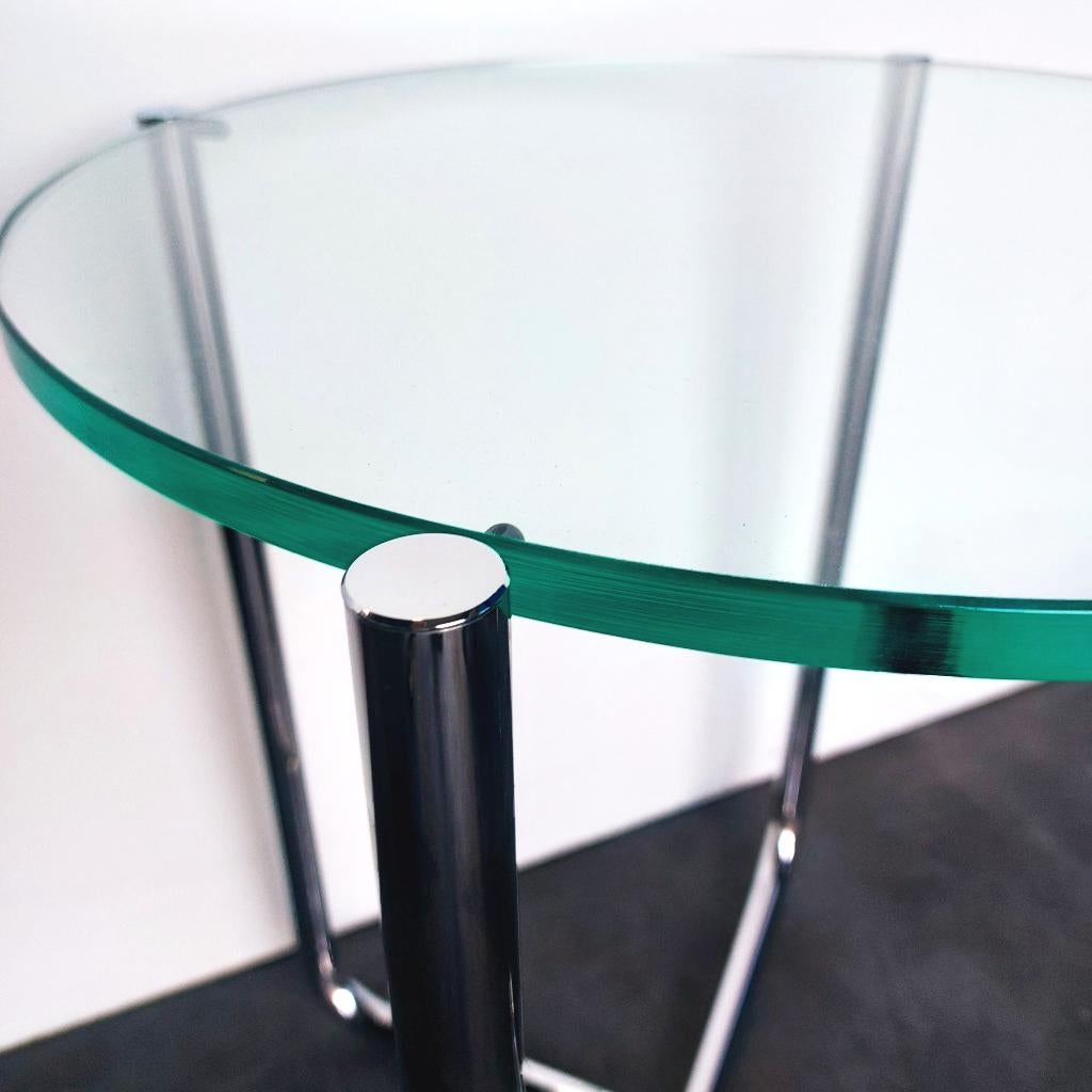 Gispen bijzettafel GT 413 | glanschroom | nieuwstaat, 45 tot 60 cm, Minder dan 55 cm, Metaal of Aluminium, .