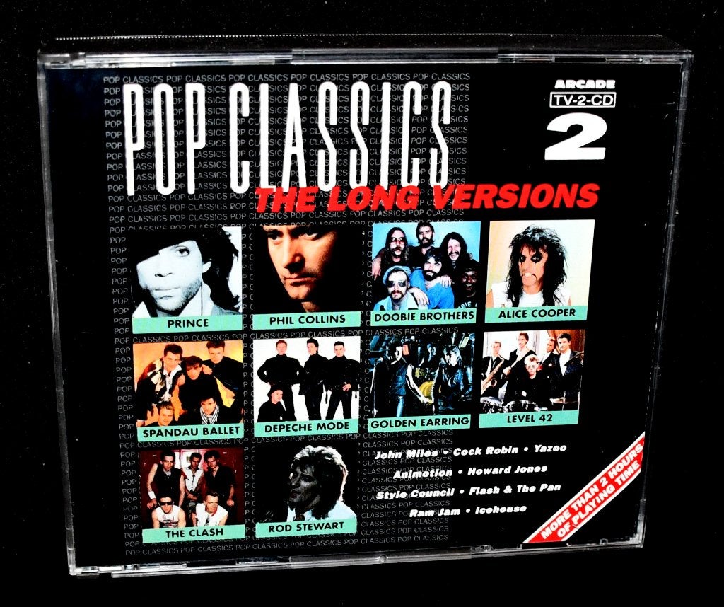 Pop Classics - The Long Versions - 2 (2 CD) (Arcade, 1991), Cd's en Dvd's, Ophalen of Verzenden, Zo goed als nieuw, Poprock