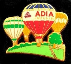 Adia ballonnen pin, Verzenden, Nieuw, Transport, Speldje of Pin
