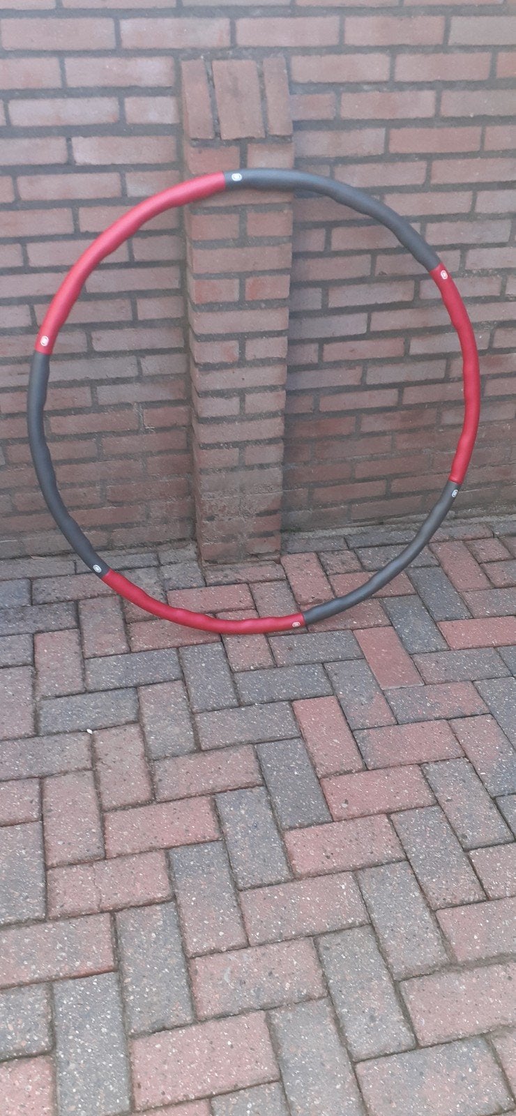 Fitness hoelahoep - train je core en buikspieren, Ophalen of Verzenden, Met gewicht, Gebruikt, Fitness hoelahoep