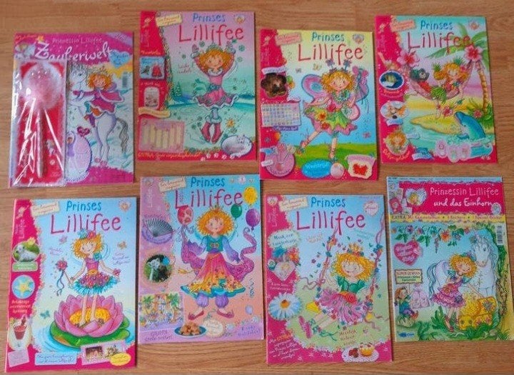 Prinses / prinzessin Lillifee tijdschrift 8x, Verzenden, Zo goed als nieuw