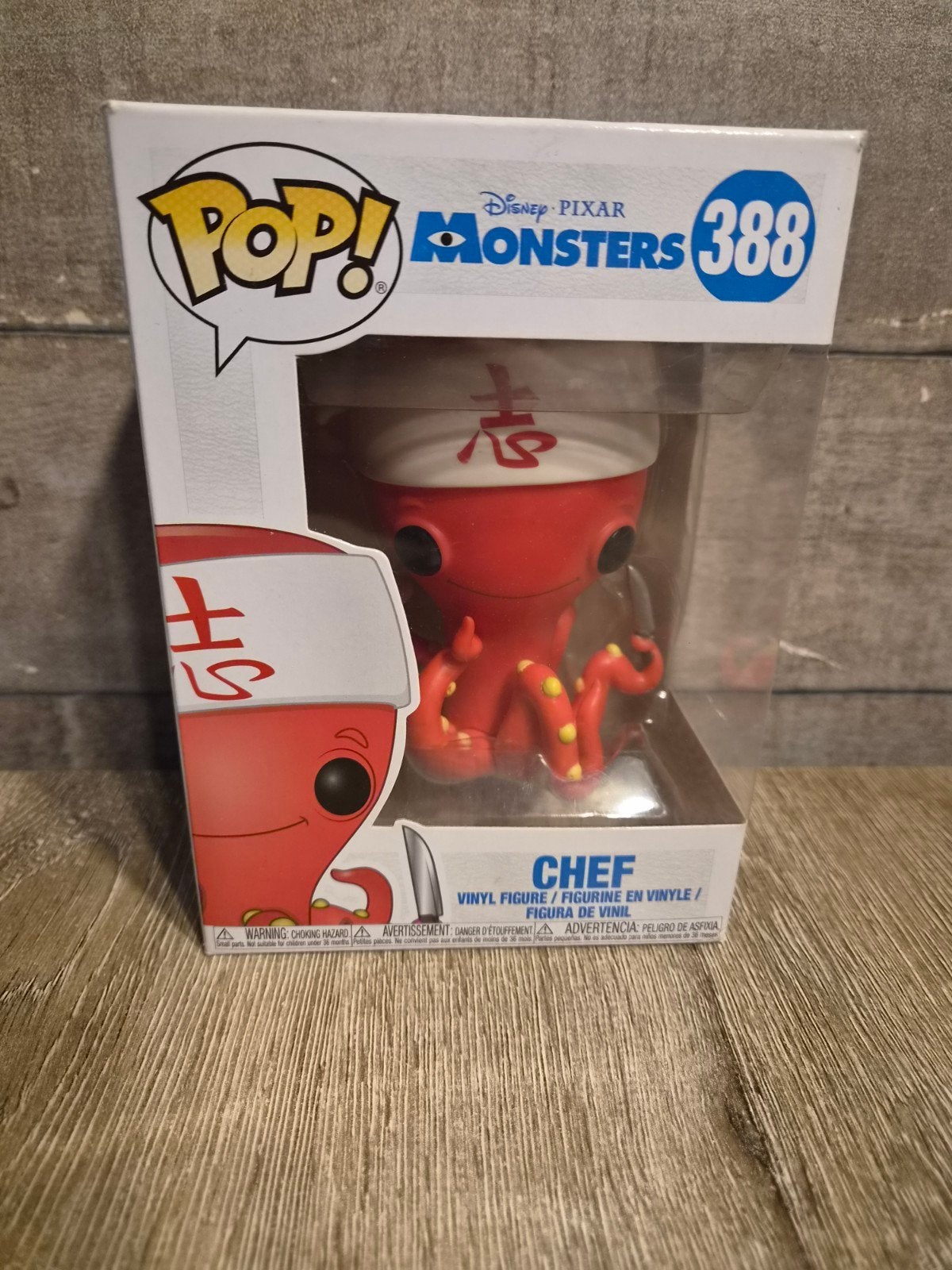 Funko Pop! Disney Pixar Monsters #388 Chef Vinyl Figuur, Ophalen of Verzenden, Nieuw