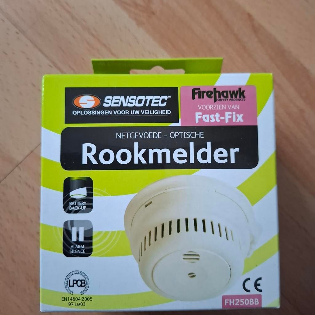Rookmelder in verpakking, Ophalen, Nieuw, Compleet systeem, Rook