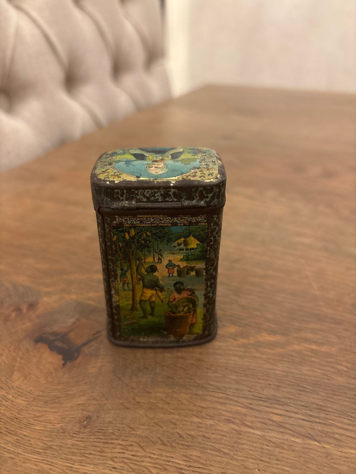 Antiek Bensdorp Cacao Pur Blikje - Zeldzaam Verzamelobject, Ophalen of Verzenden