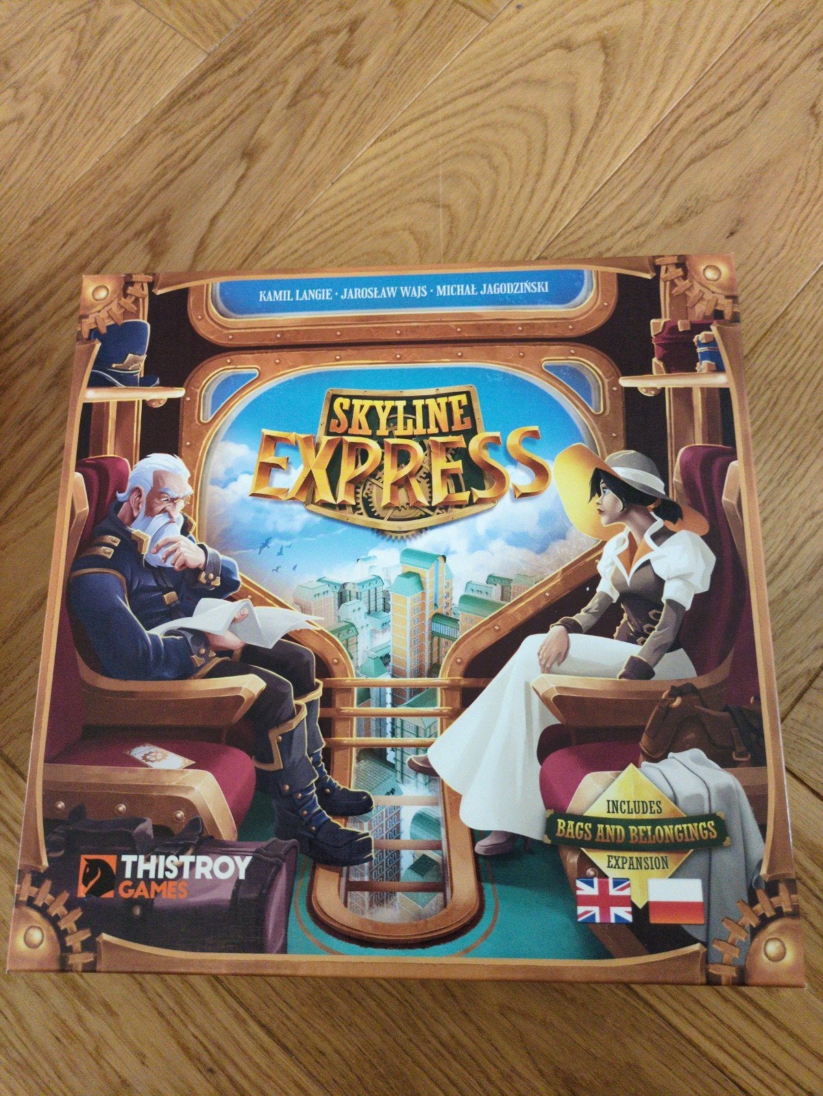 Skyline Express Bordspel met Bags and Belongings Expansie, Ophalen of Verzenden, Gebruikt, Thistroy Games