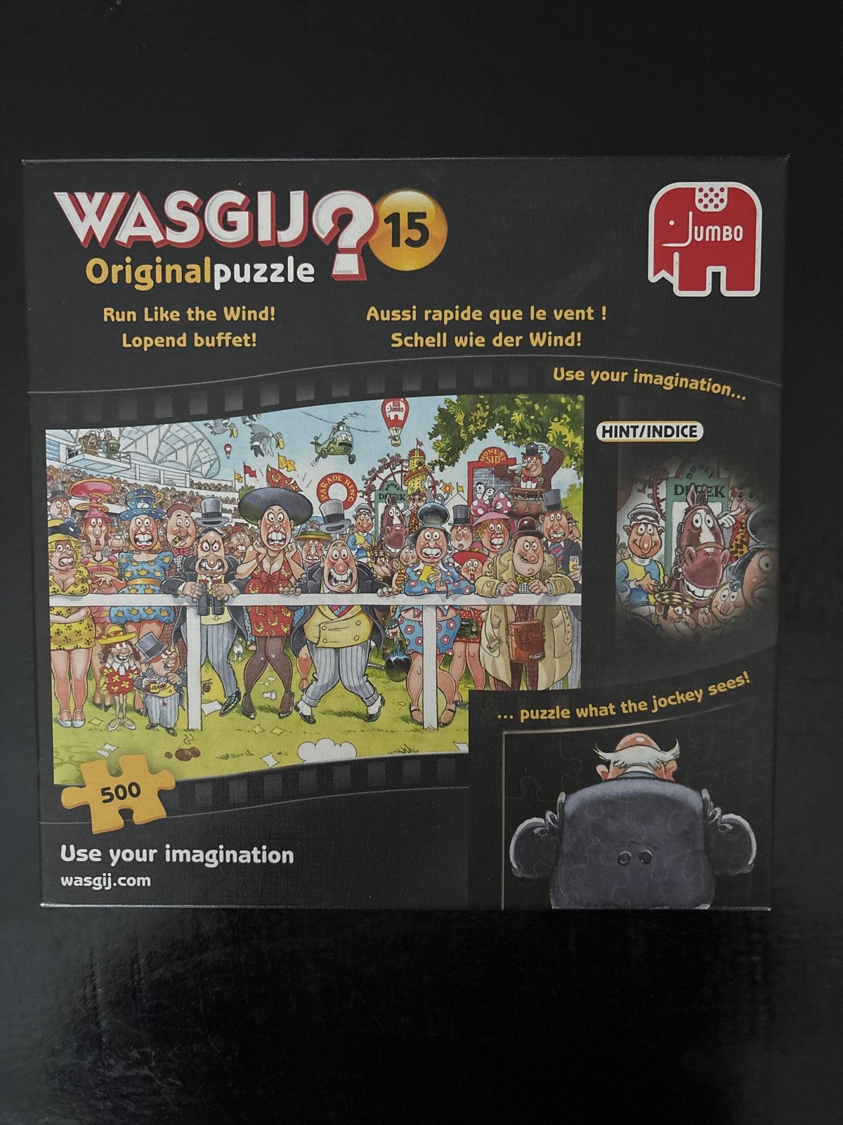 Wasgij Original 15: Run Like the Wind! (500 stukjes), Ophalen of Verzenden, Minder dan 500 stukjes, Nieuw, Legpuzzel