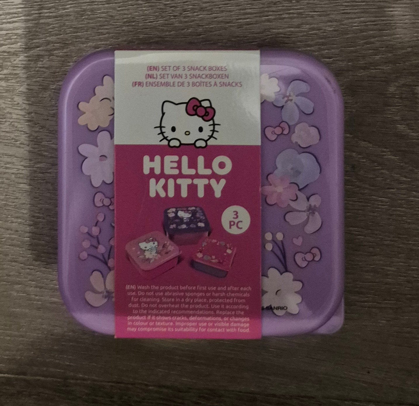 Hello Kitty Snackboxen Set - 3 Stuks, Kinderen en Baby's, Kinderspulletjes, Ophalen of Verzenden
