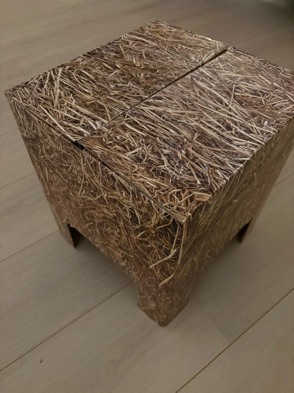 Dutch Design Chair - Hooipatroon (30x30x34cm), Ophalen, Overige materialen, Gebruikt, Bruin