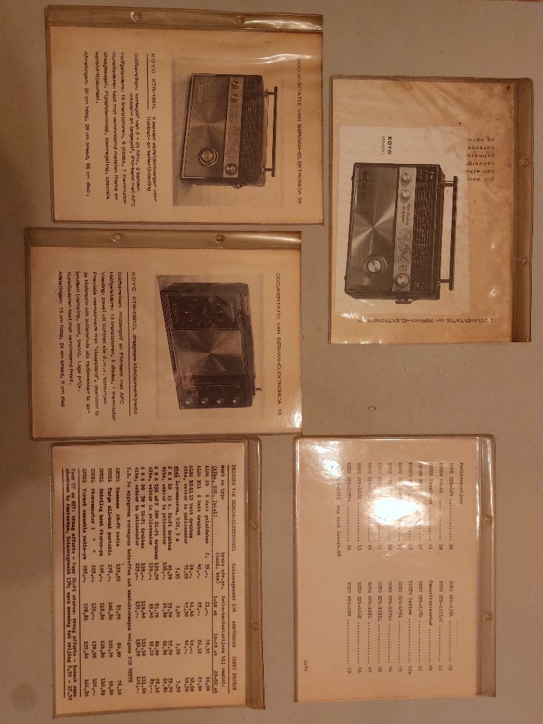 Oude documentatie map Berman Elektronica Amterdam, Ophalen of Verzenden, Overige typen