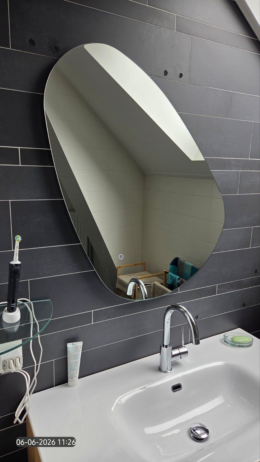 Badkamerspiegel  nieuw!, Overige typen, Nieuw, Minder dan 25 cm, Minder dan 100 cm