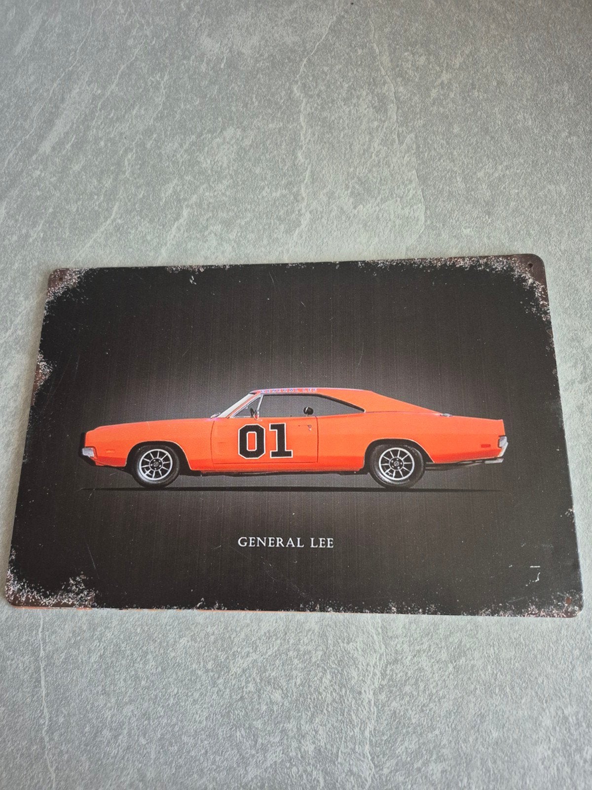 Metalen bord General Lee - The Dukes of Hazzard, Ophalen of Verzenden, Nieuw, Auto's