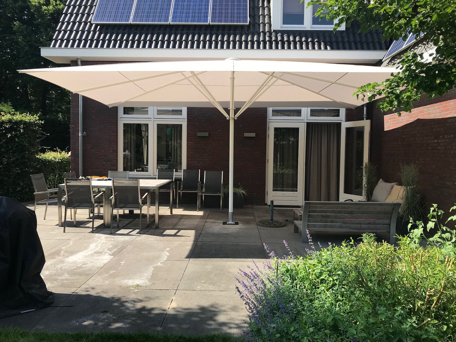 Voorraad horeca parasols, Tuin en Terras, Parasols, Ophalen, Nieuw, Waterdicht, Stokparasol