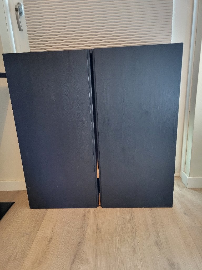 Ikea Ivar kastje - zwart/antraciet, Ophalen, Zo goed als nieuw