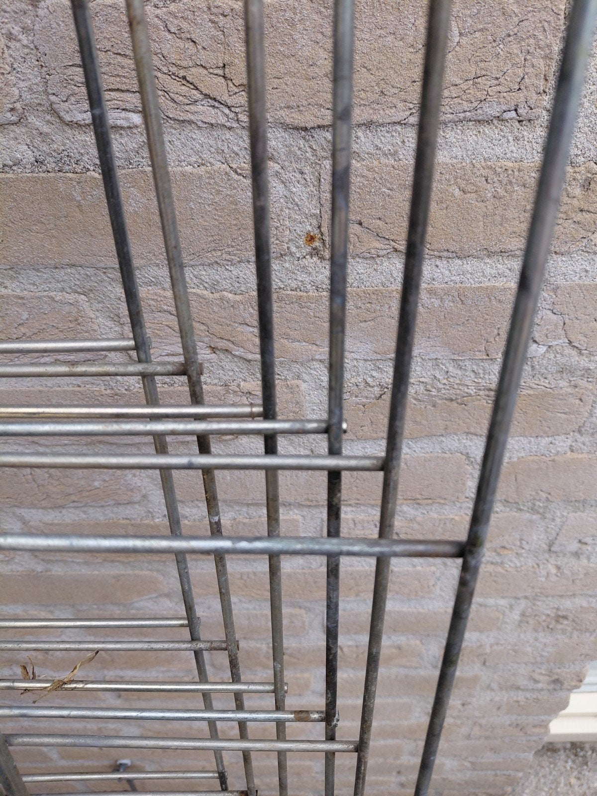 6x klimrekken, verzinkt, voor in de tuin, 75x180 cm, Tuin en Terras, Ophalen, Gebruikt, IJzer, Enkelstaafmat hekwerk