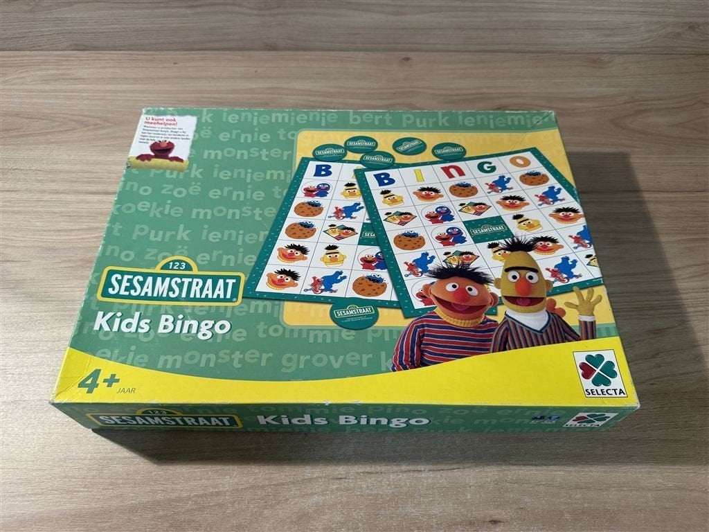 Sesamstraat kinds Bingo - s6079, Verzenden, Zo goed als nieuw
