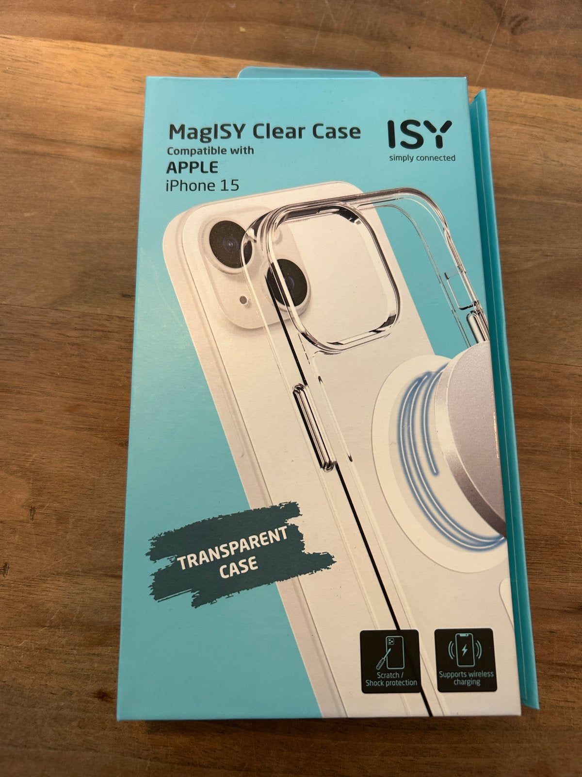 MagiISY clear case apple 15, Ophalen of Verzenden, Zo goed als nieuw