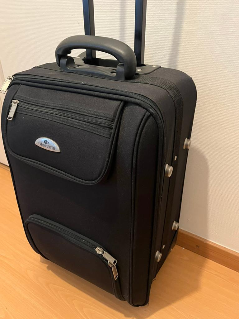 Kleine Reistrolly/ koffer enrico benetti, Ophalen, Wieltjes, Gebruikt, 50 tot 60 cm