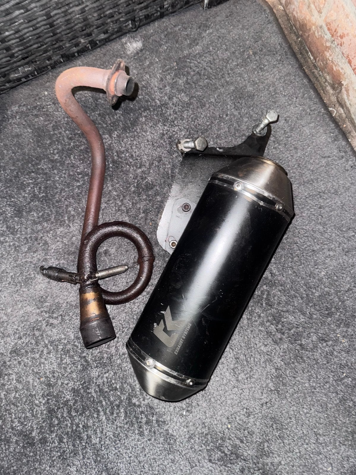 Piaggio Zip 4T 50cc blok met turbokit en IGET uitlaat, Ophalen of Verzenden, Gebruikt, Blok, Piaggio