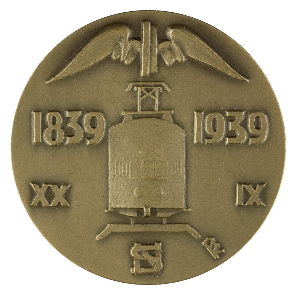 Penningen VPK 1939 Frits van Hall : Nederlandse Spoorwegen, Verzenden, Brons, Nederland