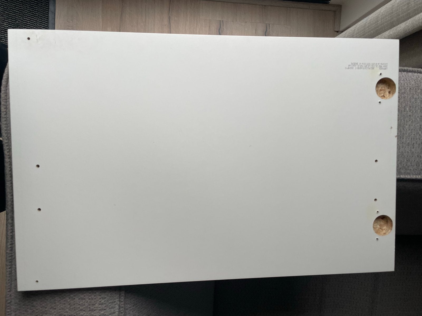 3 witte kastdeurtjes - 38x60 cm, Ophalen, Gebruikt