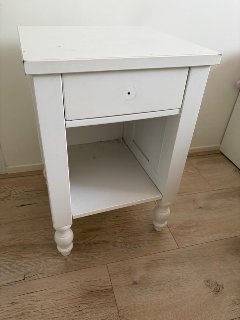 Bopita Belle nachtkastje met lade, Ophalen, Gebruikt, Minder dan 45 cm, 55 tot 70 cm