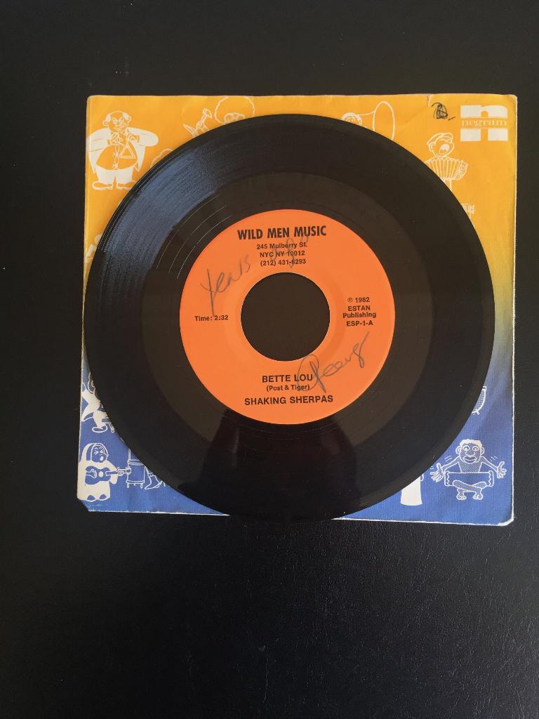 Shaking Sherpas - Bette Lou - 1982 - US persing, Cd's en Dvd's, Vinyl Singles, Gebruikt, Rock en Metal, Ophalen of Verzenden