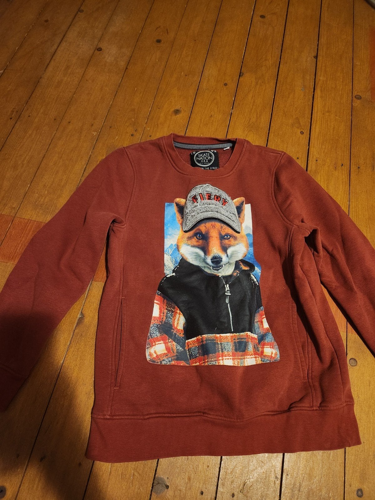Leuke skate sweater maat 146 / 152, Gebruikt, Trui of Vest, Ophalen of Verzenden, Skate Nation