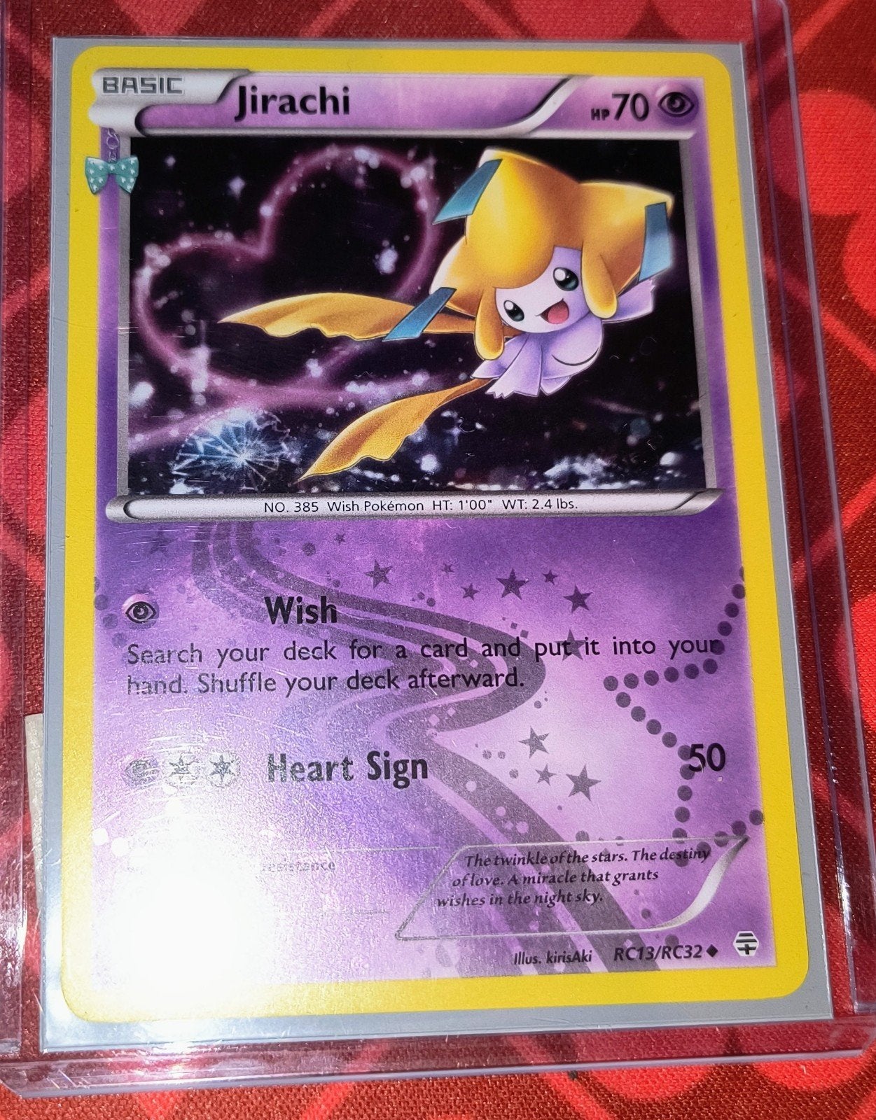 Pokemon kaart Jirachi (RC13) Radiant Collection (NM), Ophalen of Verzenden, Zo goed als nieuw