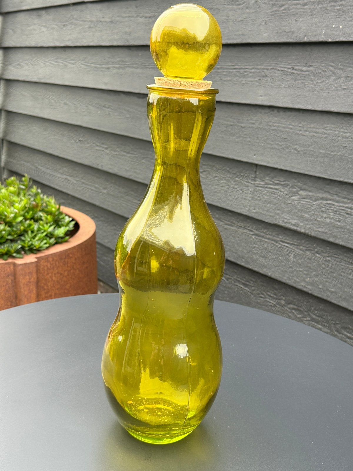 Grote fles/vaas 54 cm glas, Ophalen, Glas
