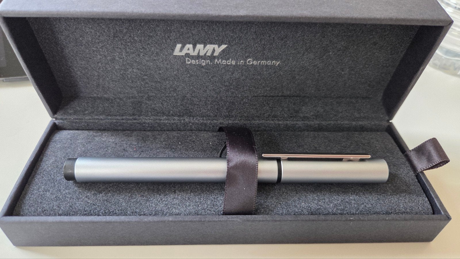 Lamy Pur vulpen nieuw. Met Medium penpunt., Verzamelen, Pennenverzamelingen, Overige merken, Nieuw, Met doosje, Ophalen of Verzenden