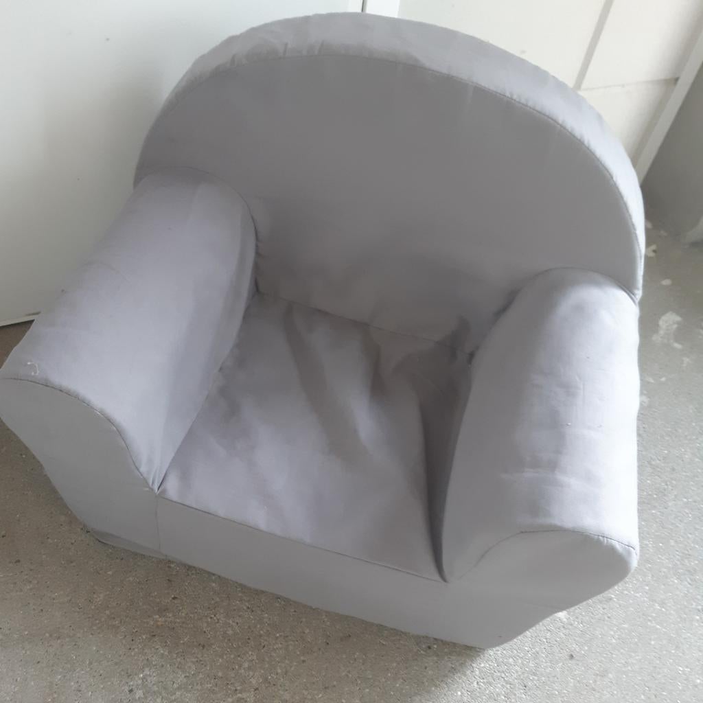 Grijs kinderfauteuil, Ophalen