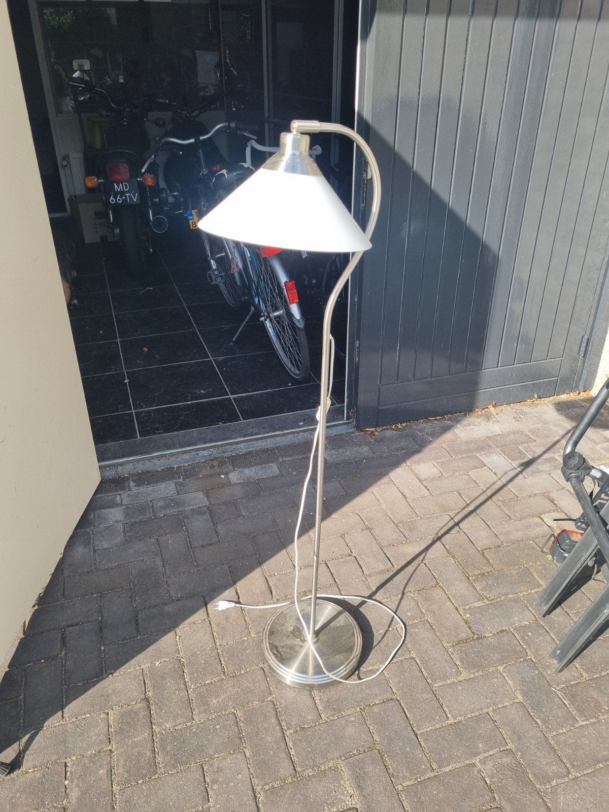 staande lamp ikea, Gebruikt, 100 tot 150 cm, Glas, E27 (groot)