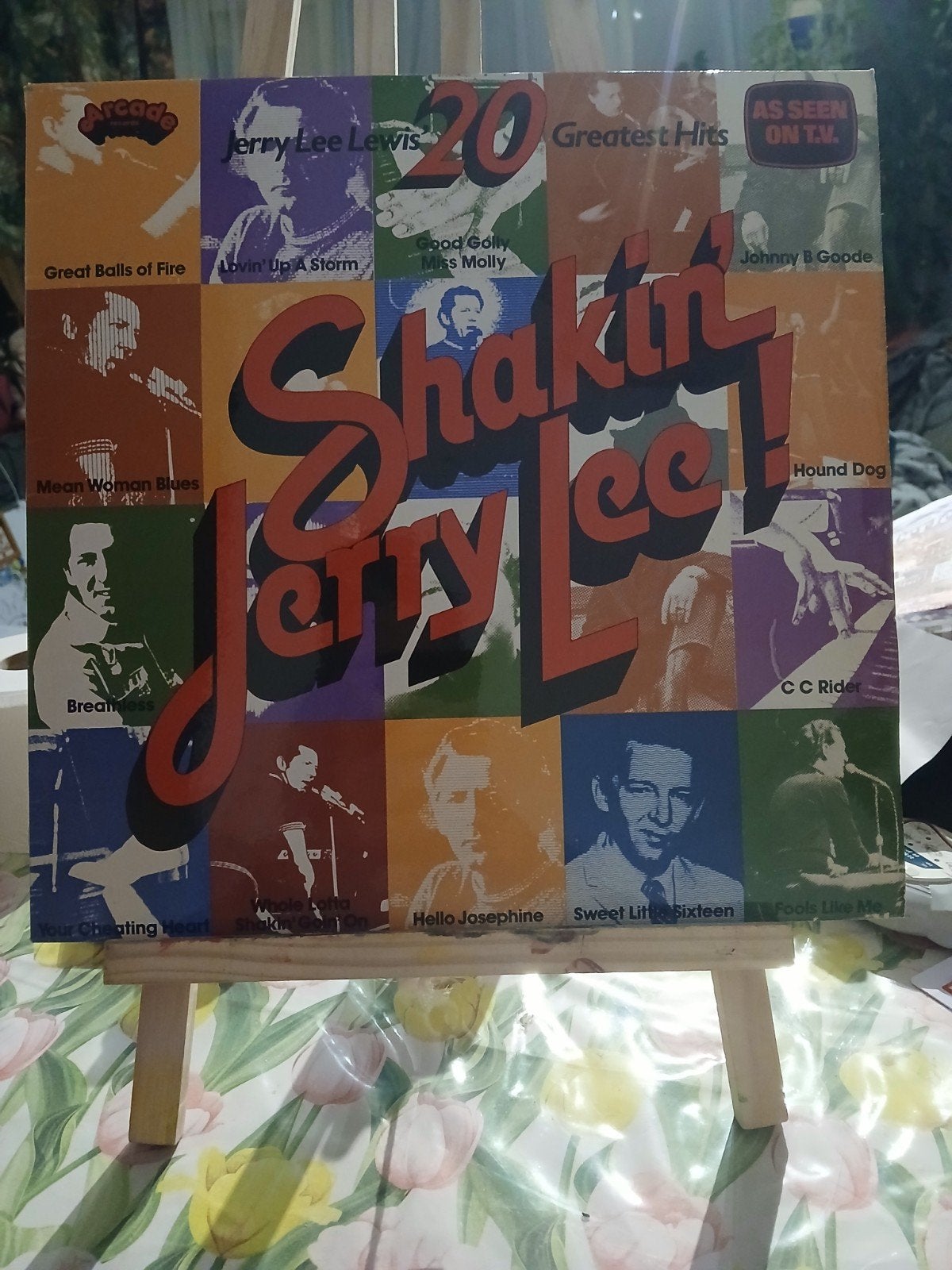 Jerry Lee Lewis plaat 20 Greatest Hits LP (Shakin' Jerry Lee