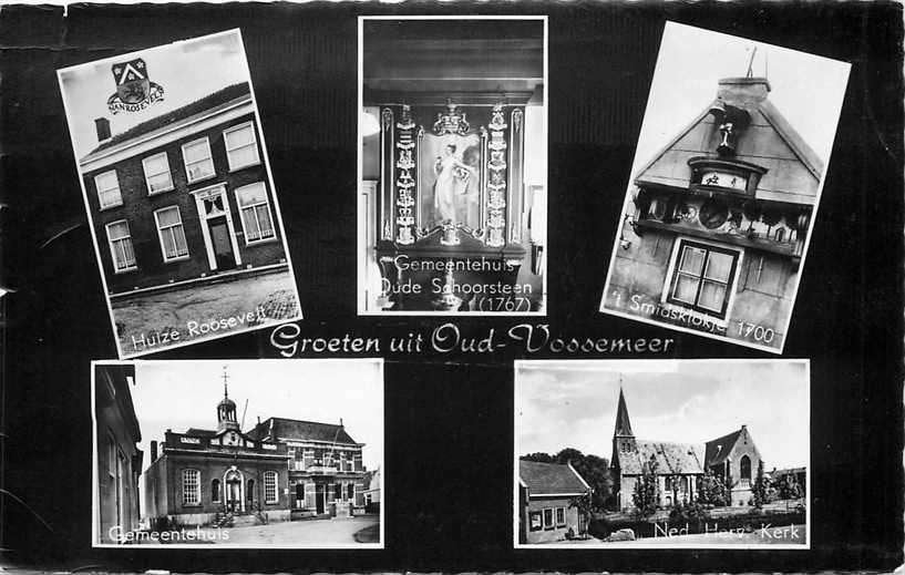 377-303-023 Oud Vossemeer Multiview, Verzenden, Voor 1920, Zeeland