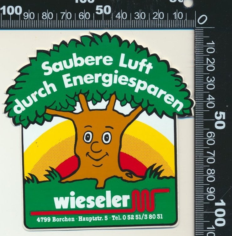 Sticker: Wieseler - Borchen, Ophalen of Verzenden, Zo goed als nieuw, Bedrijf of Vereniging